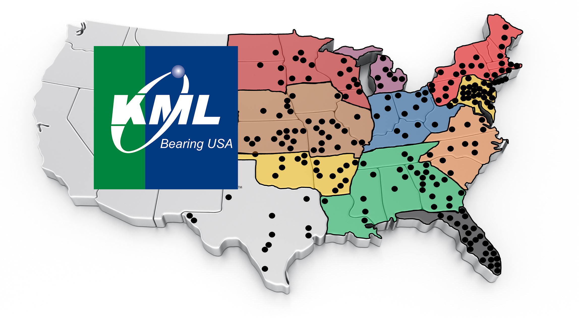 Distributor Map & KML USA kmlbearingusa